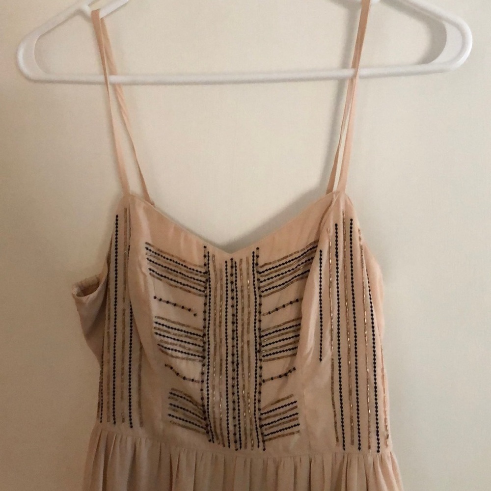 American Eagle Beaded Skater Dress